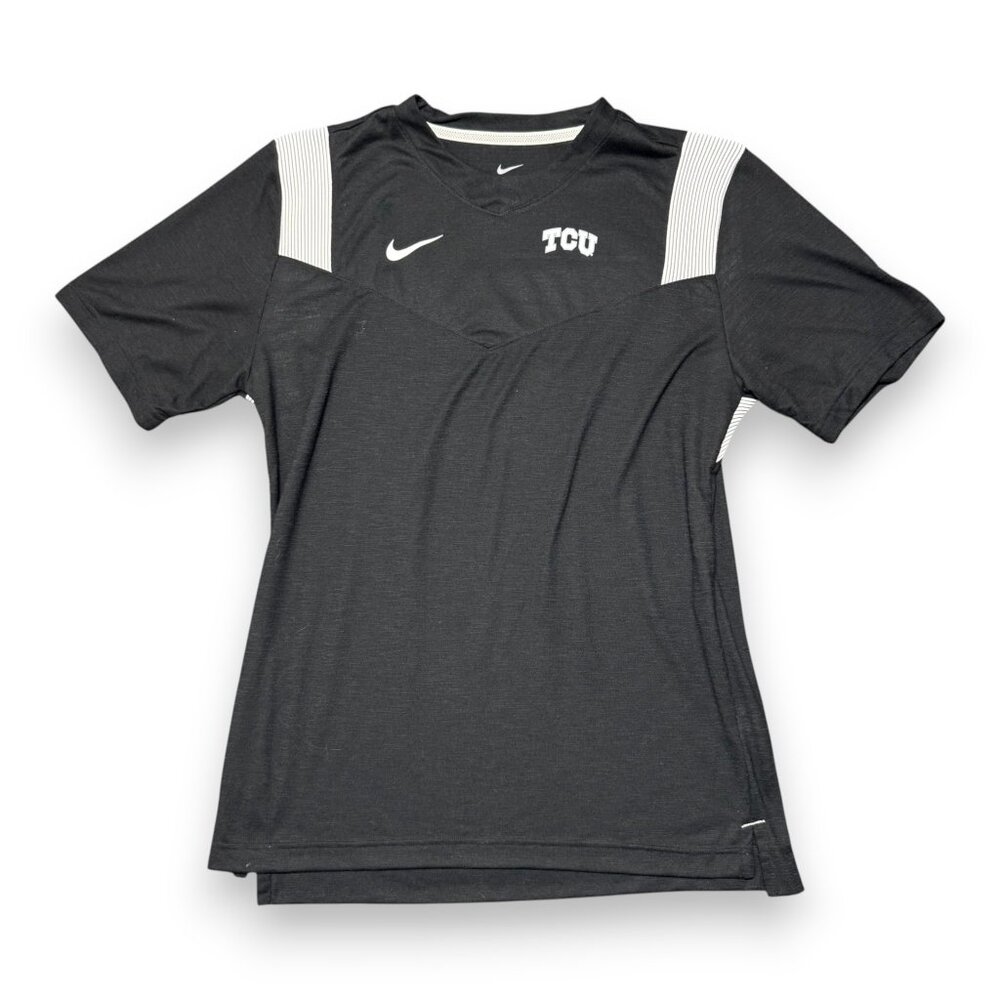 TCU Horned Frogs Nike Men's Black Dri Fit Shirt Size Large